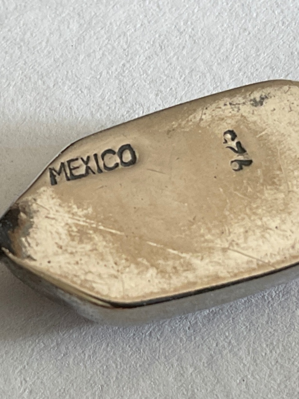 Mexico silver long earrings - Picture 8 of 8